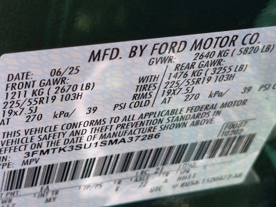 2025 Ford Mustang Mach-E Premium AWD