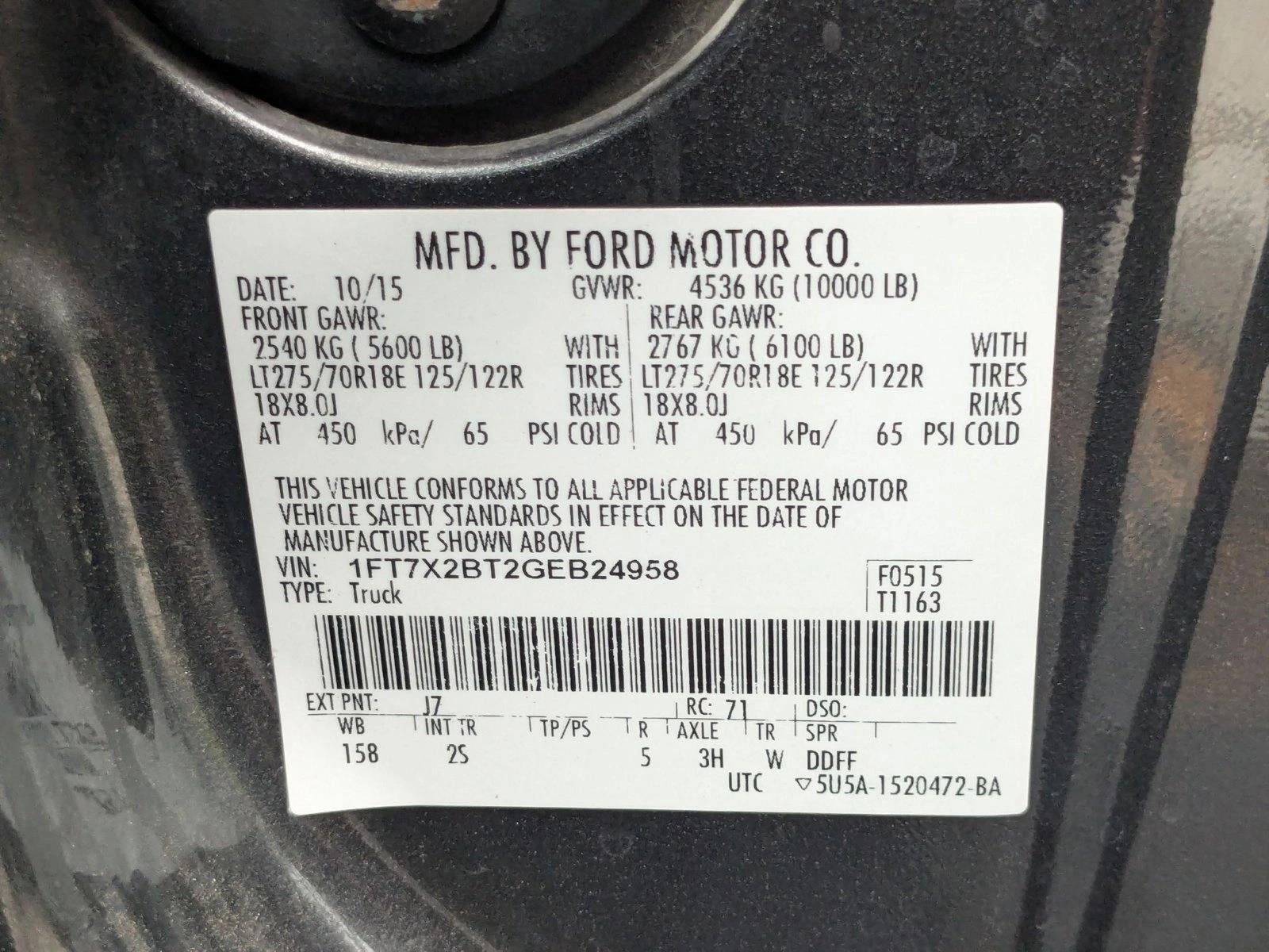 2016 Ford Super Duty F-250 SRW 4WD SuperCab 8 Ft Box XLT
