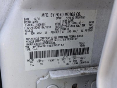 2014 Ford Super Duty F-350 SRW 4WD Crew Cab 6-3/4 Ft Box Platinum