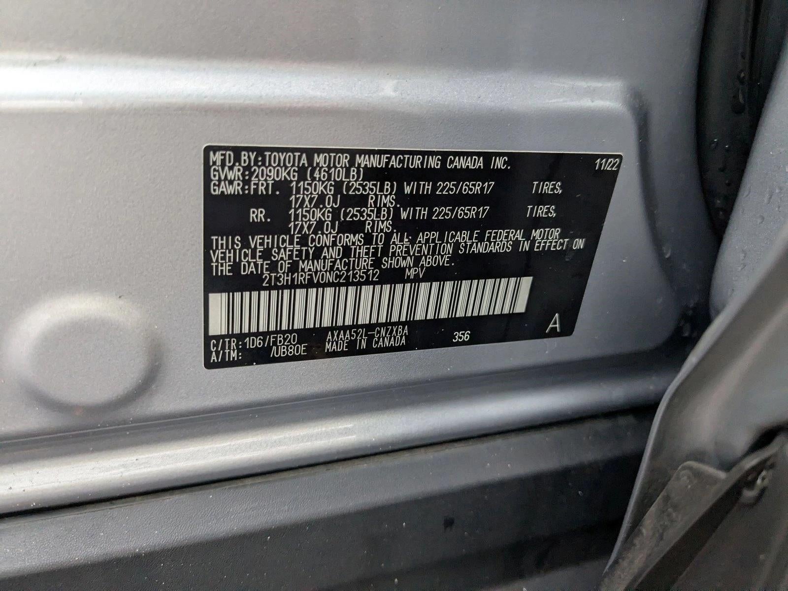 2022 Toyota RAV4 LE FWD (GS)