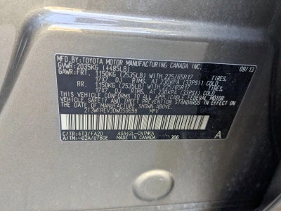 2013 Toyota RAV4 FWD 4dr XLE (Natl)