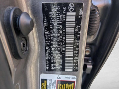 2015 Toyota Camry 4dr Sdn I4 Auto SE (SE)