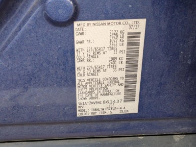 2017 Nissan Rogue 2017.5 AWD SV