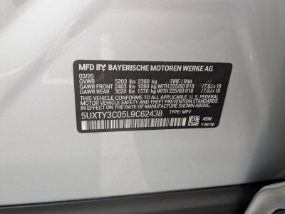 2020 BMW X3 sDrive30i Sports Activity Vehicle