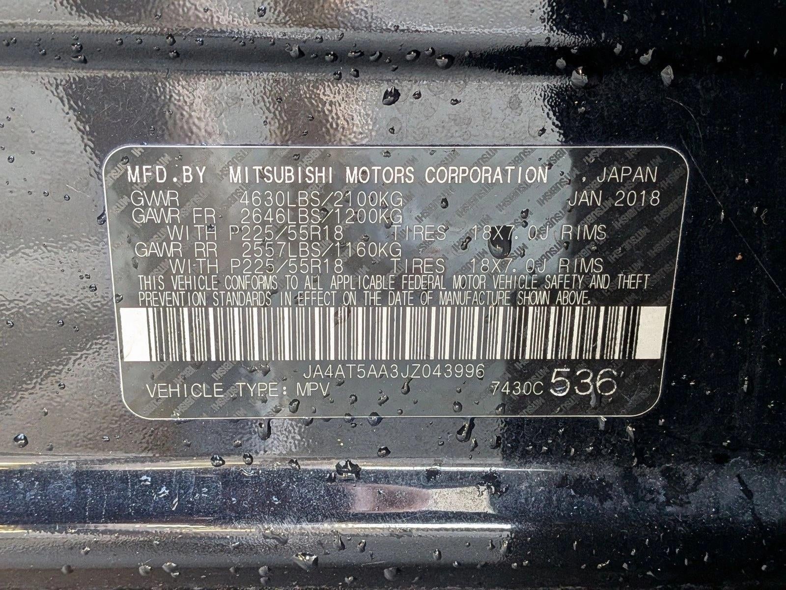 2018 Mitsubishi Eclipse Cross SE S-AWC