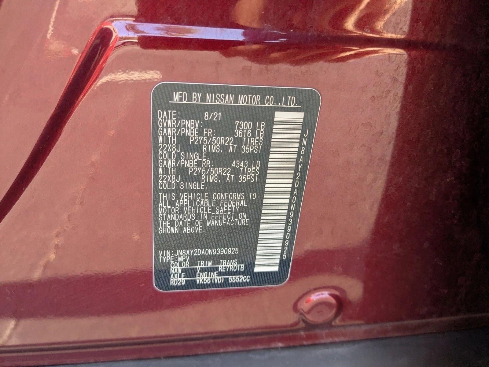 2022 Nissan Armada 4x2 Platinum