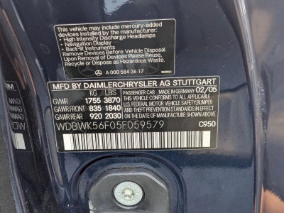 2005 Mercedes-Benz SLK Base