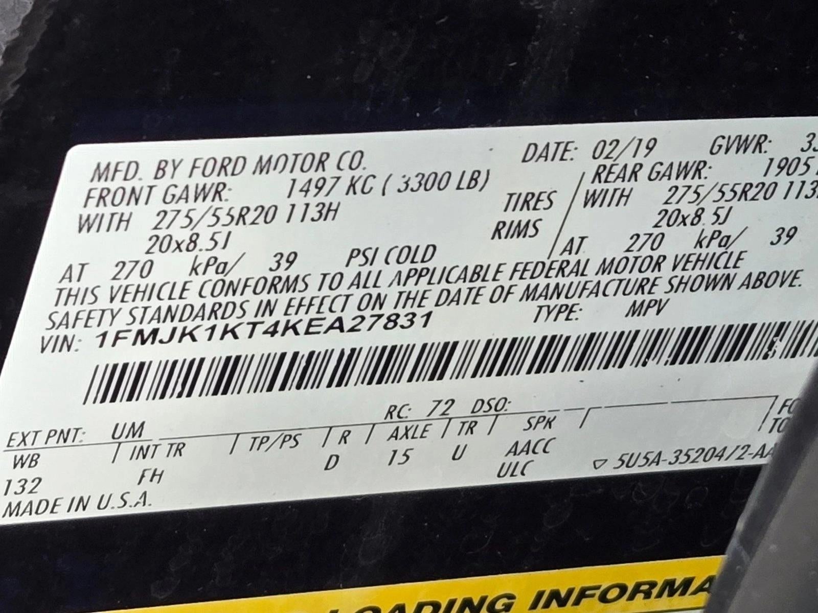 2019 Ford Expedition Max Limited 4x2