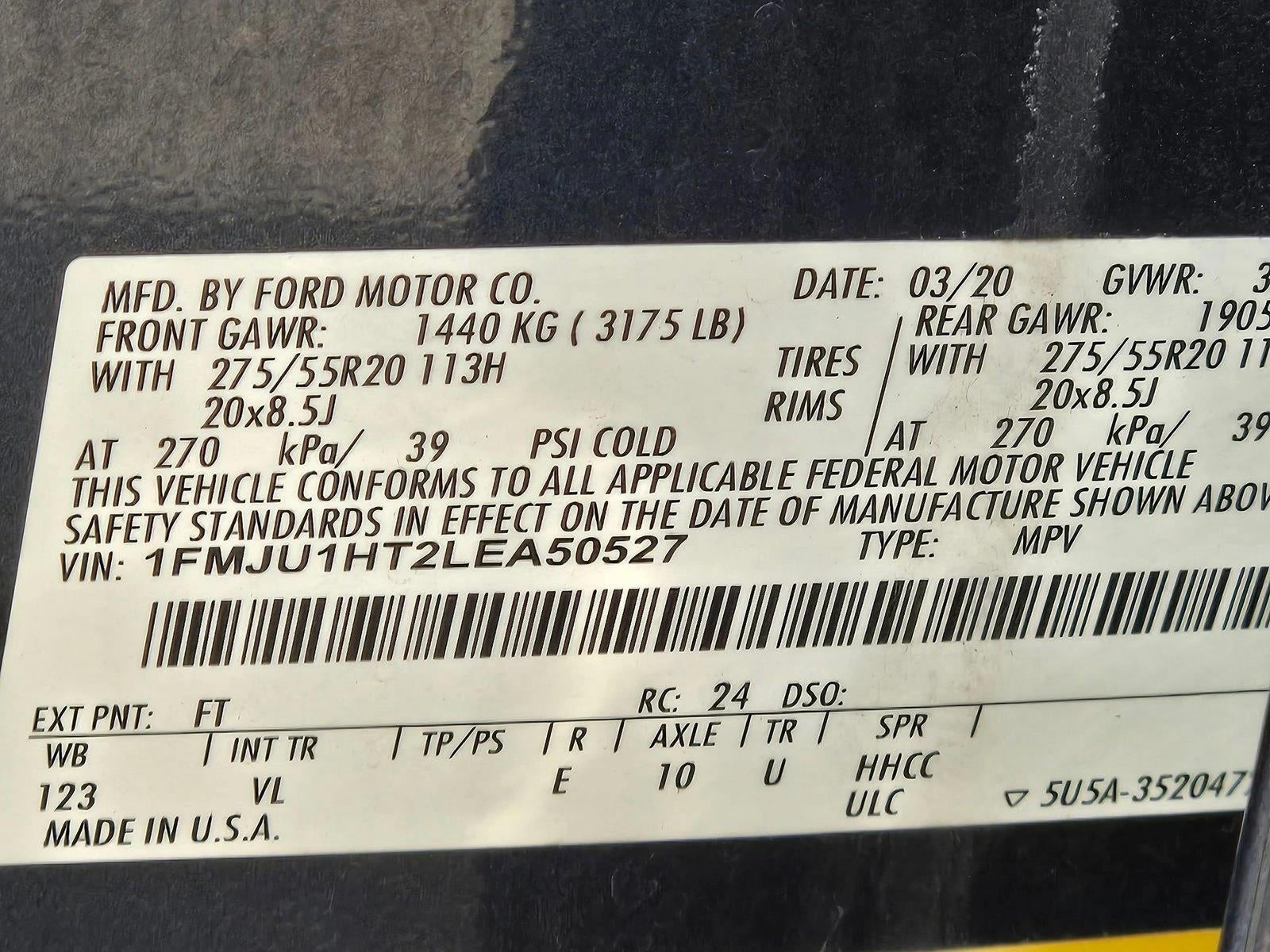 2020 Ford Expedition XLT 4x2