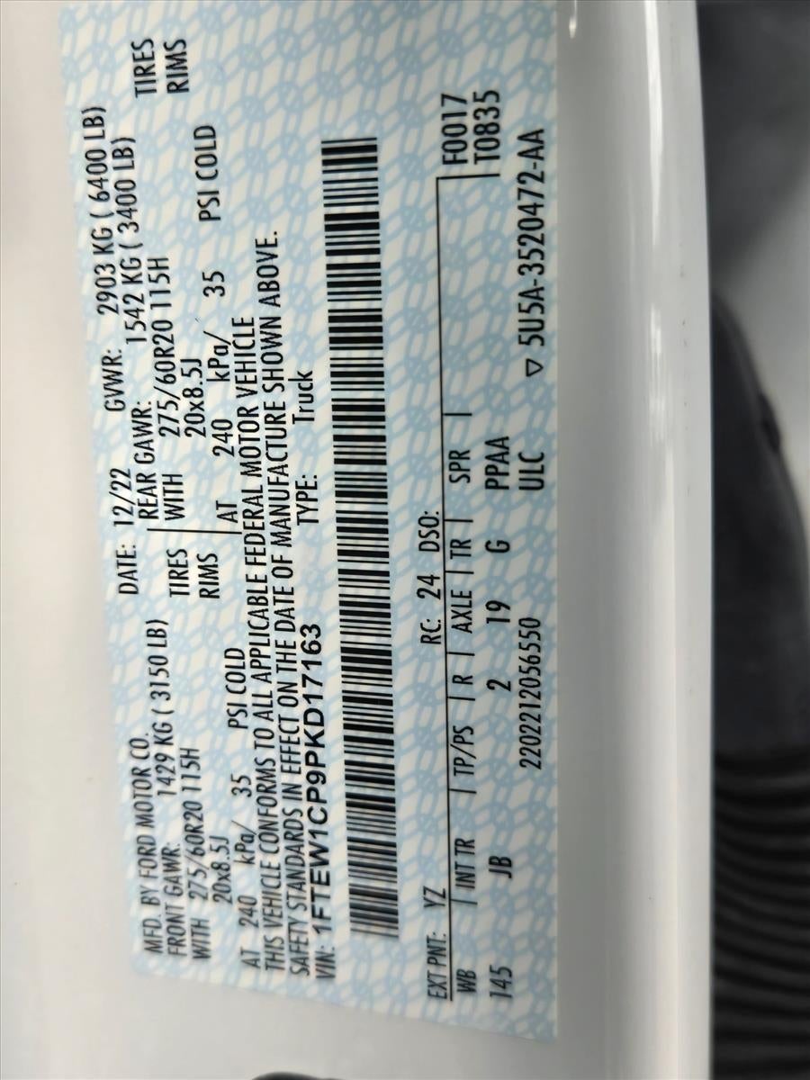 2023 Ford F-150 XL 2WD SuperCrew 5.5' Box