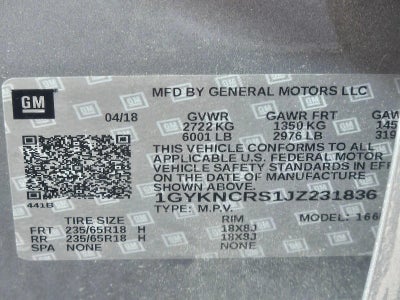 2018 Cadillac XT5 FWD 4dr Luxury