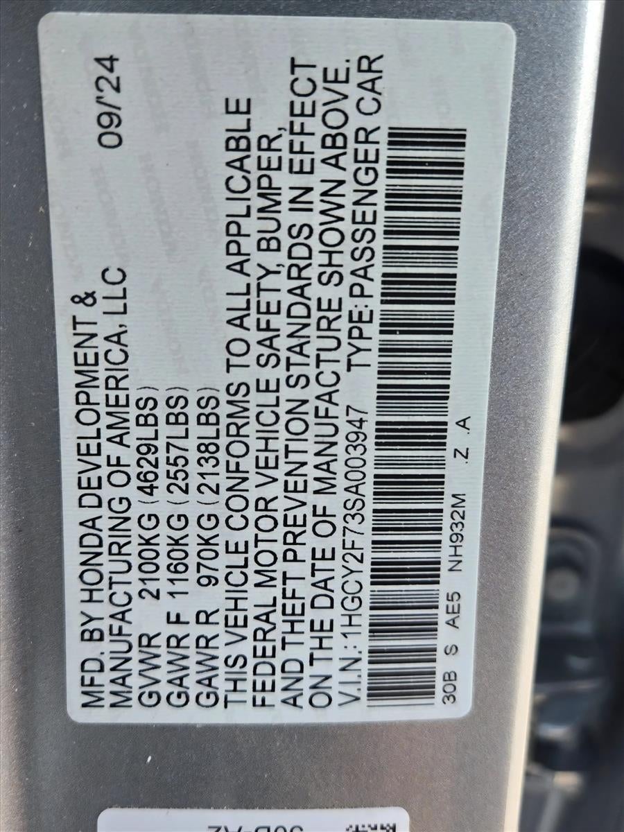 2025 Honda Accord Hybrid Sport-L Sedan