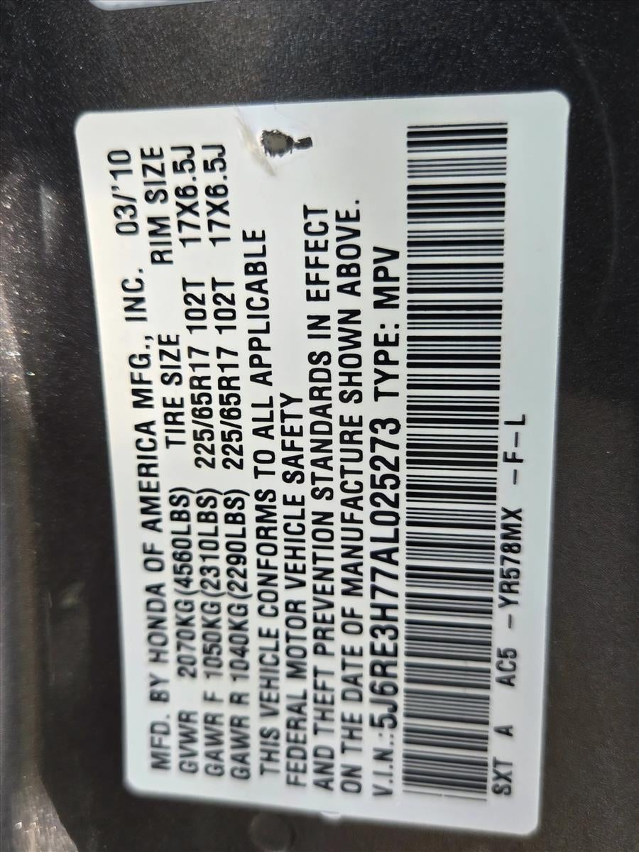 2010 Honda CR-V EX-L 2WD