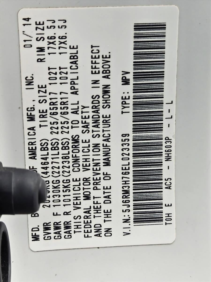 2014 Honda CR-V EX-L 2WD