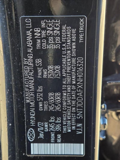 2022 Hyundai SANTA CRUZ SEL Premium AWD