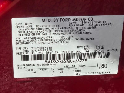 2021 Ford EcoSport Titanium FWD