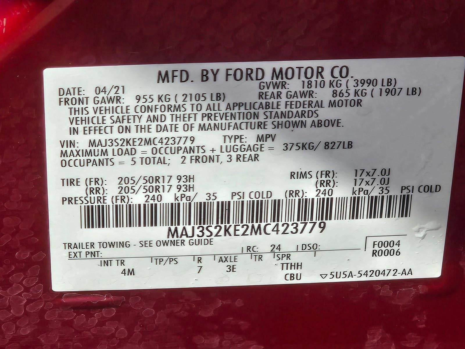 2021 Ford EcoSport Titanium FWD