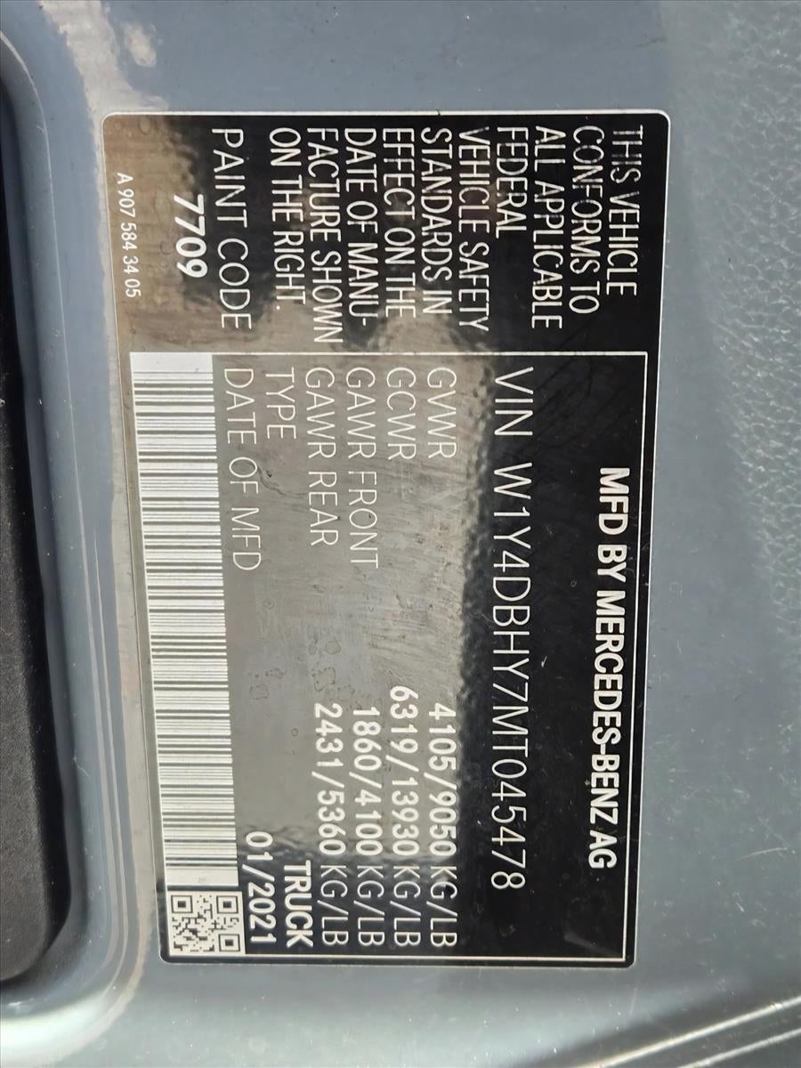 2021 Mercedes-Benz Sprinter Cargo Van 2500 Standard Roof I4 144" RWD