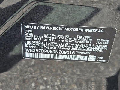 2024 BMW X3 xDrive30i Sports Activity Vehicle