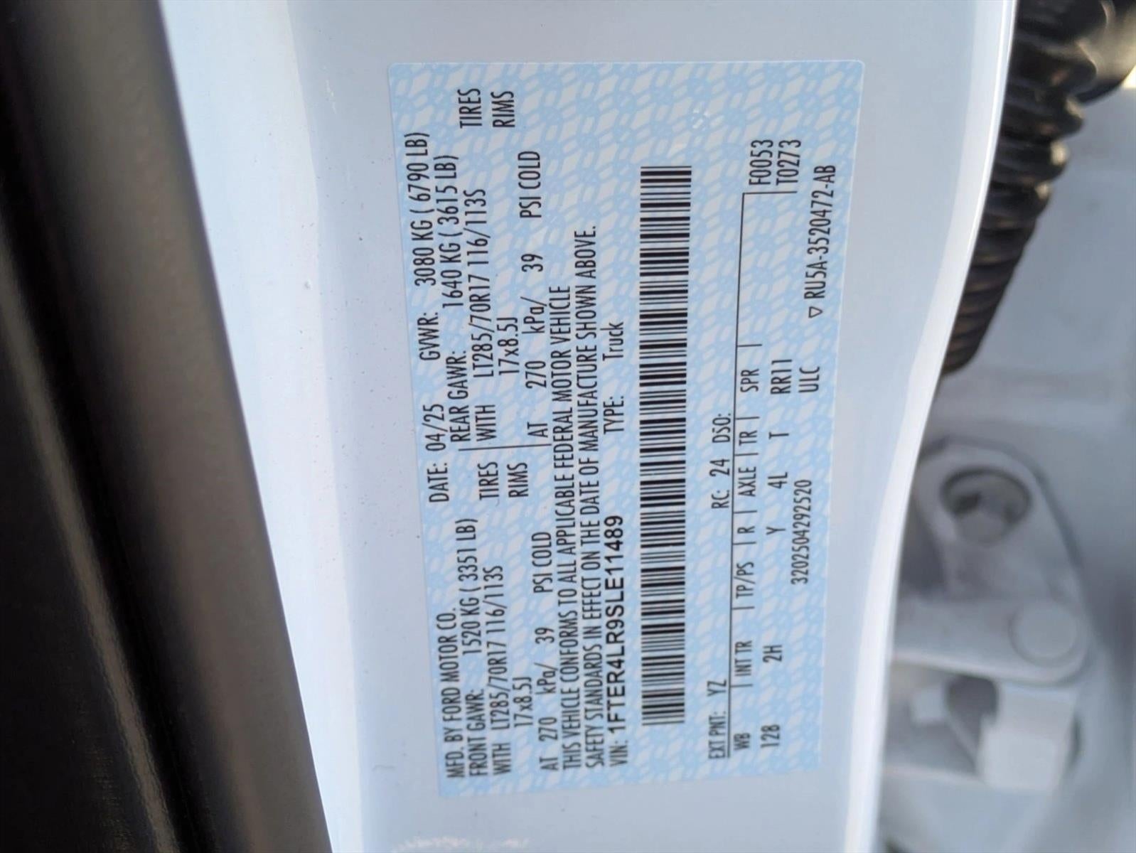 2025 Ford Ranger Raptor 4WD SuperCrew 5' Box