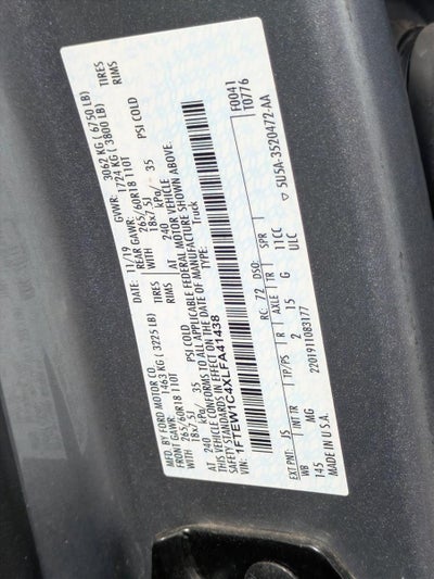 2020 Ford F-150 XLT 2WD SuperCrew 5.5' Box