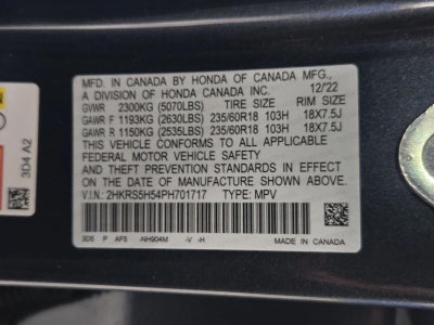 2023 Honda CR-V Hybrid Sport FWD