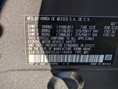 2018 Honda HR-V LX AWD CVT