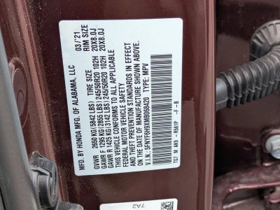 2021 Honda Pilot Touring 8-Passenger AWD