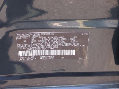 2009 Toyota RAV4 FWD 4dr 4-cyl 4-Spd AT Ltd (Natl)