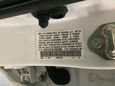 2018 Honda Civic Sedan LX CVT