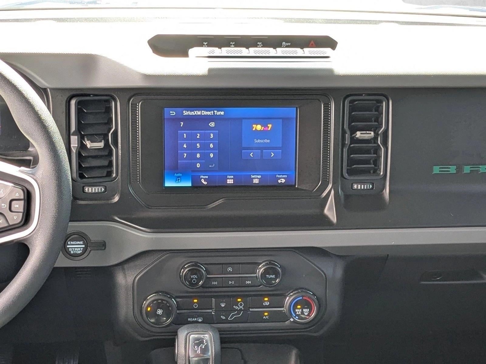 2022 Ford Bronco Base 4 Door Advanced 4x4