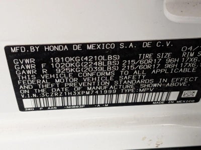 2023 Honda HR-V LX 2WD CVT