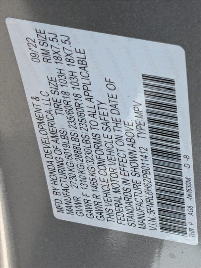 2023 Honda Odyssey EX-L Auto