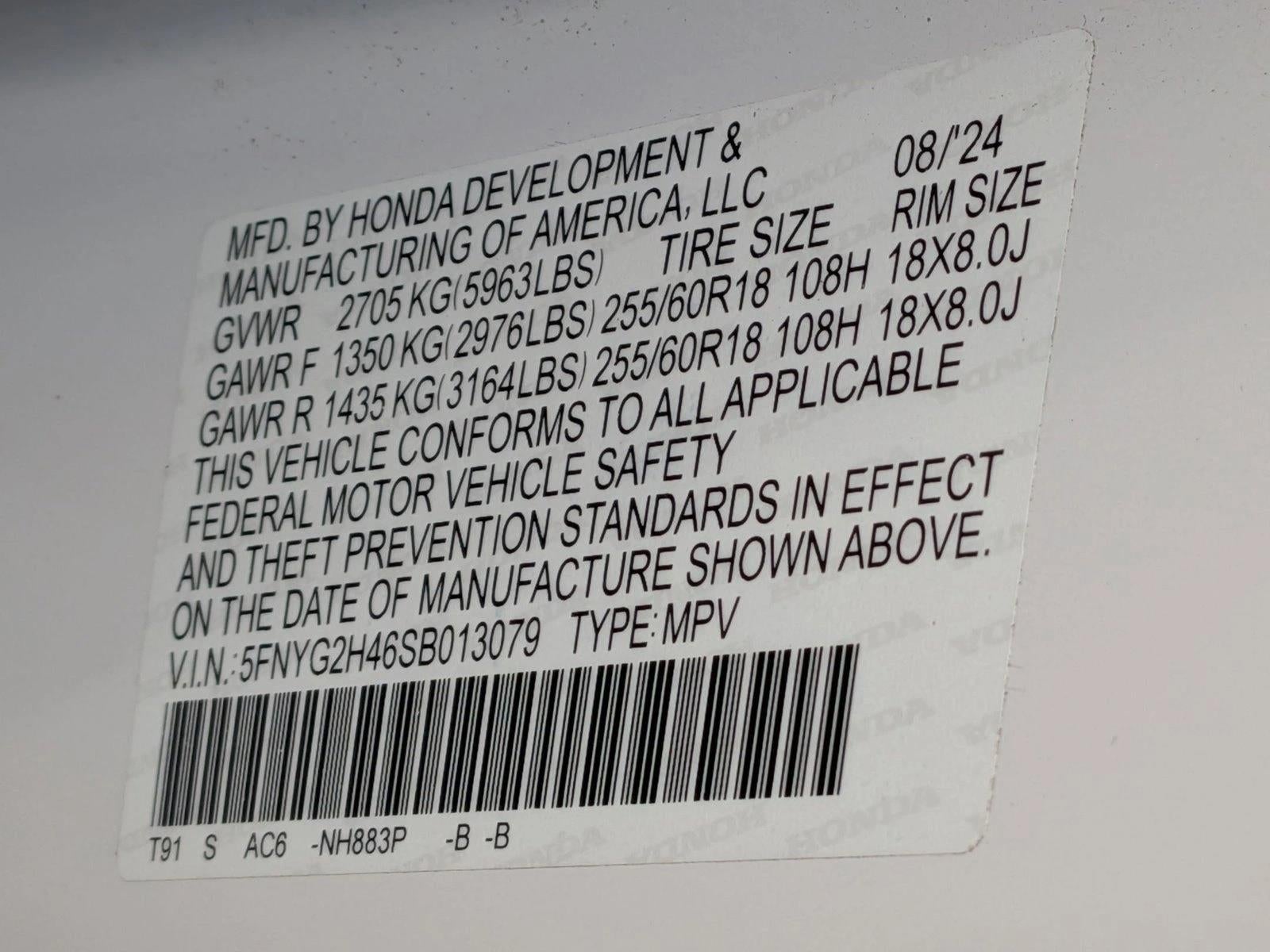 2025 Honda Pilot EX-L 2WD