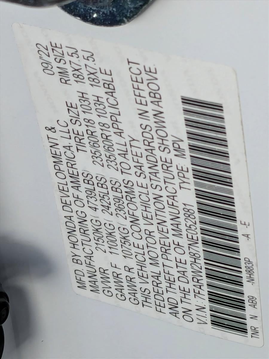 2022 Honda CR-V EX-L AWD