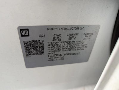 2022 Chevrolet Malibu 4dr Sdn LS w/1LS