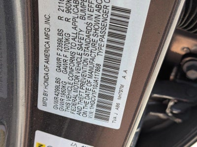 2018 Honda Accord Sedan LX CVT