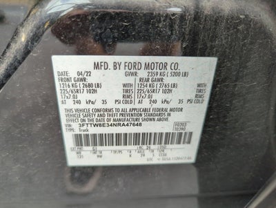 2022 Ford Maverick XL FWD SuperCrew