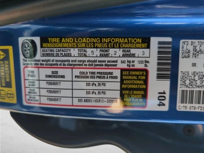 2017 Toyota Tacoma TRD Sport Double Cab 5' Bed V6 4x2 AT (Natl)