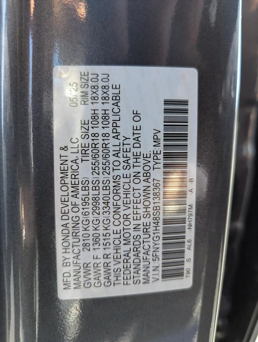 2025 Honda Pilot EX-L AWD