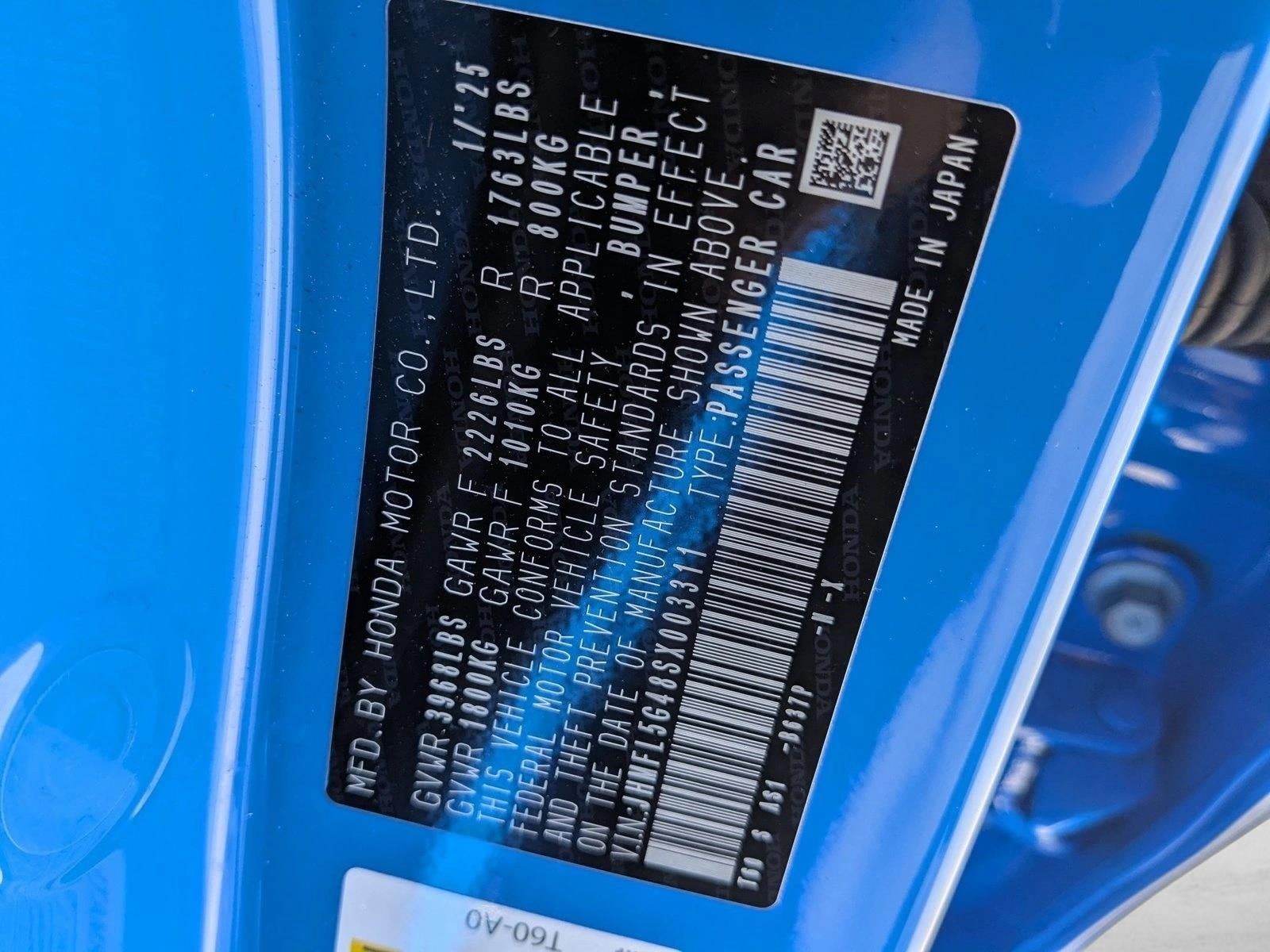 2025 Honda Civic Type R Manual Type R