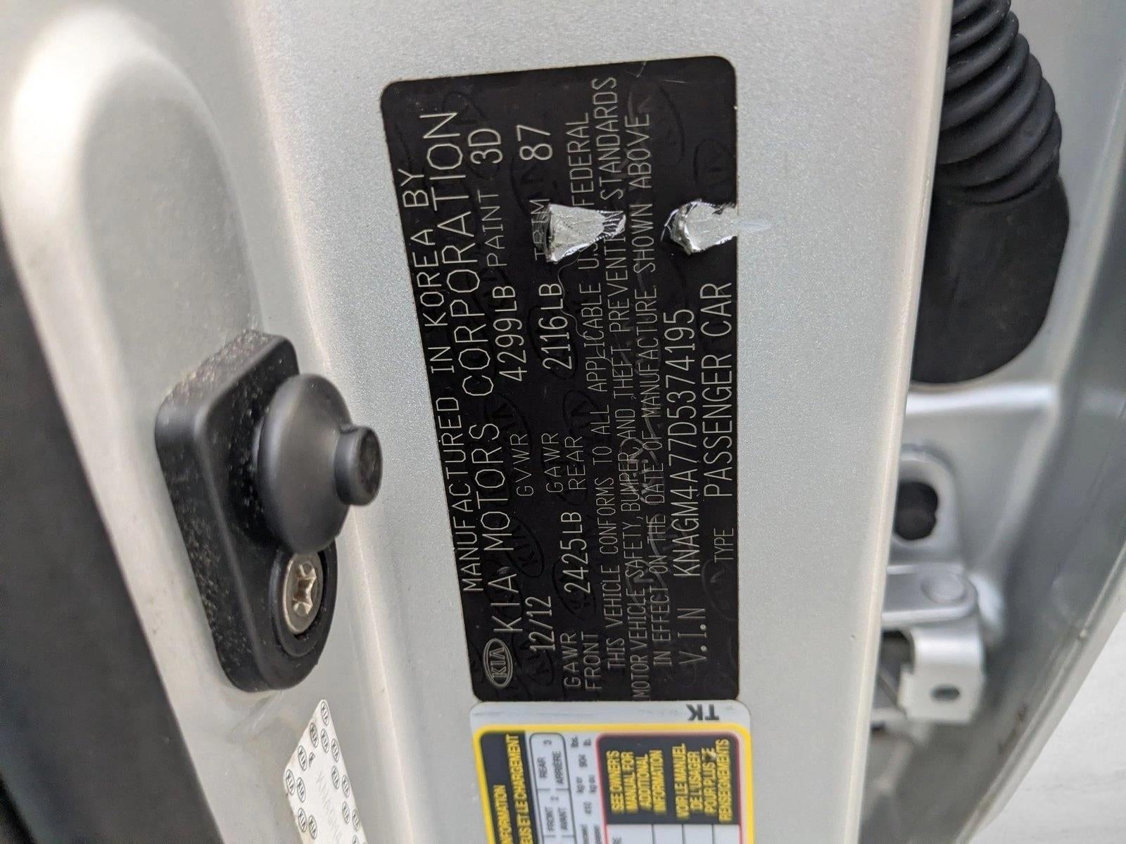 2013 Kia Optima 4dr Sdn LX