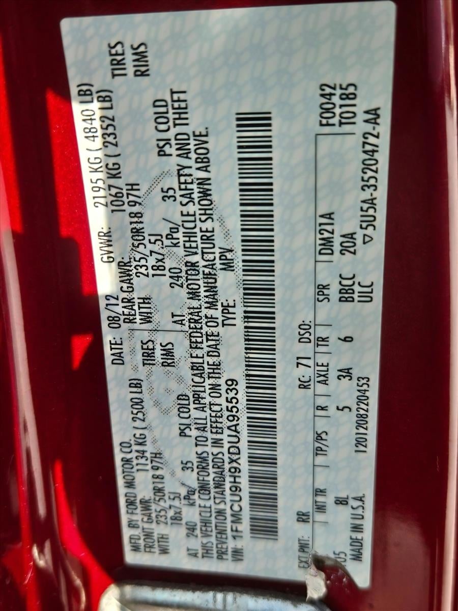 2013 Ford Escape 4WD 4dr SEL