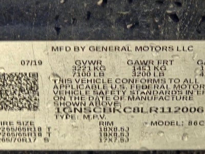 2020 Chevrolet Tahoe 2WD LT