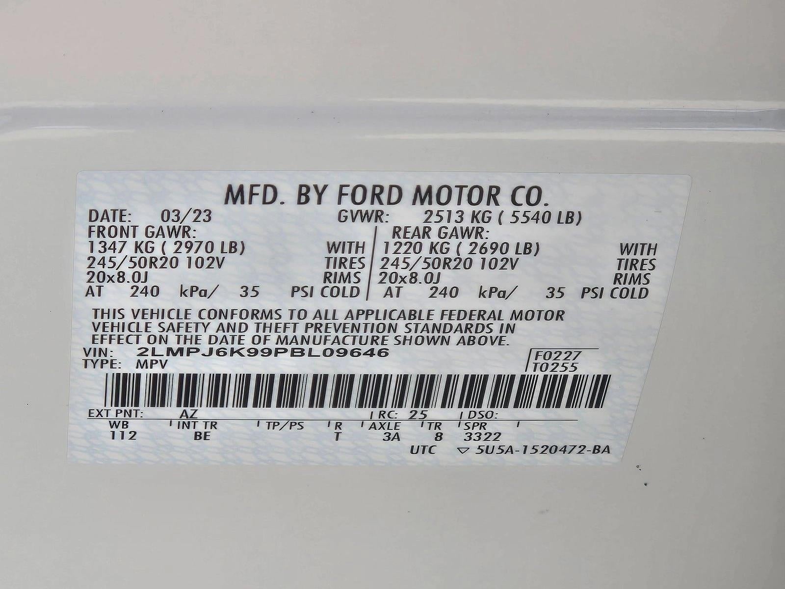 2023 Lincoln Nautilus Reserve FWD