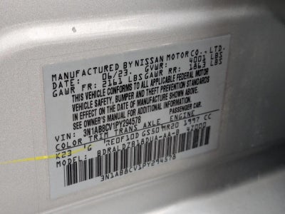 2023 Nissan Sentra SV CVT