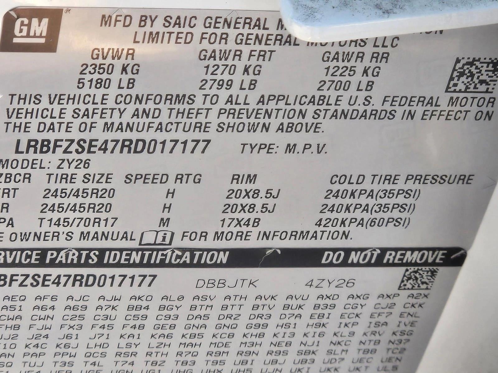 2024 Buick Envision AWD 4dr Avenir