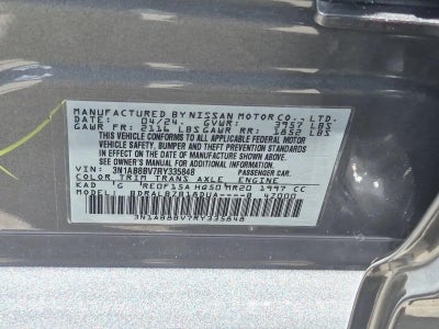 2024 Nissan Sentra S CVT