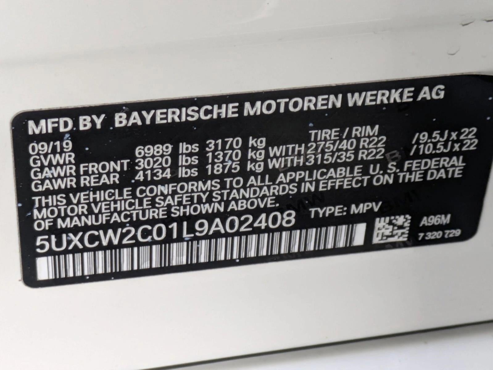 2020 BMW X7 xDrive40i Sports Activity Vehicle