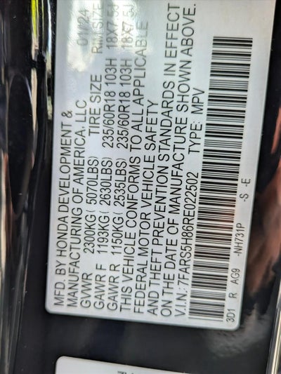 2024 Honda CR-V Hybrid Sport-L FWD